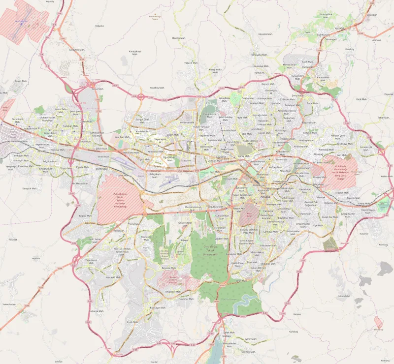 Hrad v Ankaře (Ankara Kalesi) – pevnost tyčící se nad hlavním městem Turecka