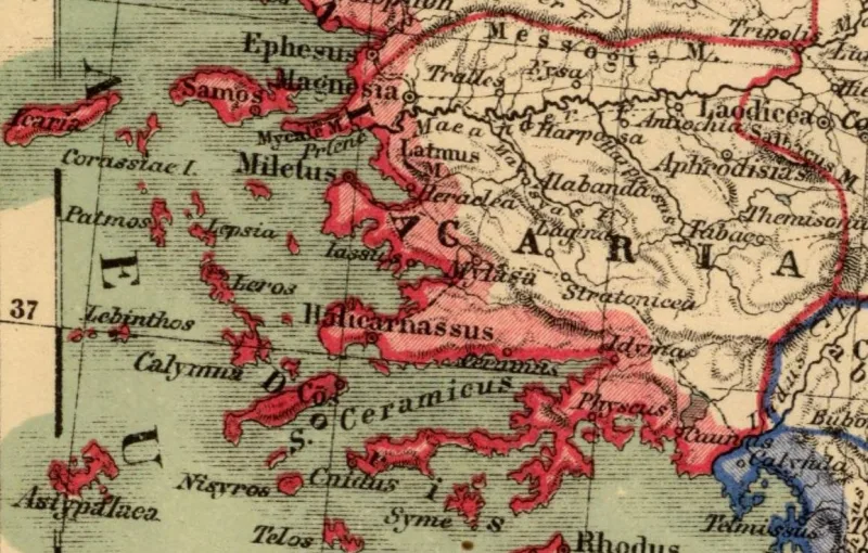Euromus (Eurom) – Tempel des Zeus Lepsinus bei Milas