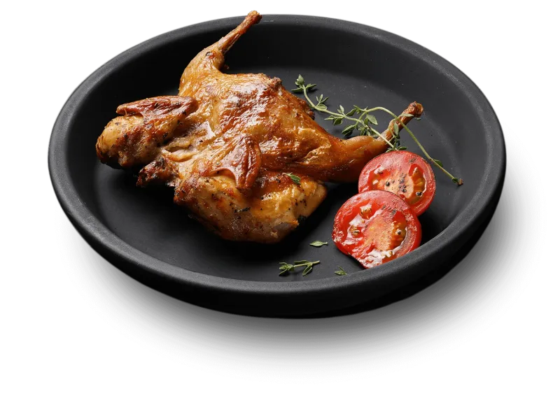 Barbequed quail