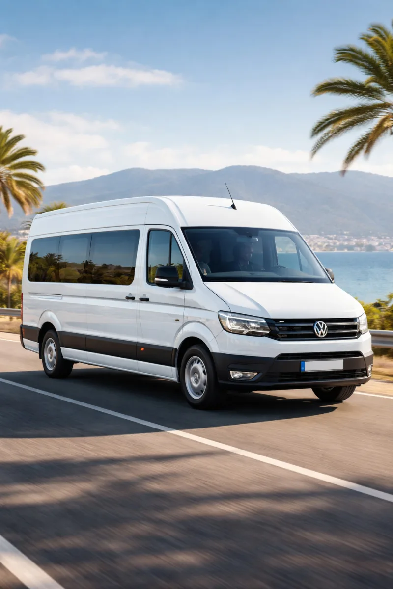 „Volkswagen Crafter Eco“, pervežimas iš Okurdžalar / Kizilot – (AYT) Antalijos oro uostas