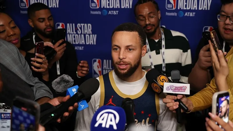Stephen Curry s'exprime avant le NBA All-Star Game