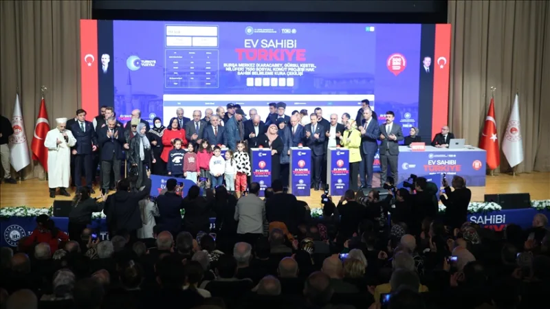 Теглене на жребий за къщите, които ще бъдат построени в Бурса в рамките на 